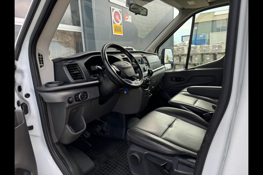Ford Transit 350 2.0 TDCI L2H1 DC Trend 4WD | Open laadbak | Bluetooth | Kunstleder | 7-pers | Cruise| Airco | Radio | AWD 4×4