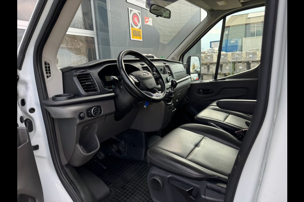 Ford Transit 350 2.0 TDCI L2H1 DC Trend 4WD | Open laadbak | Bluetooth | Kunstleder | 7-pers | Cruise| Airco | Radio | AWD 4×4