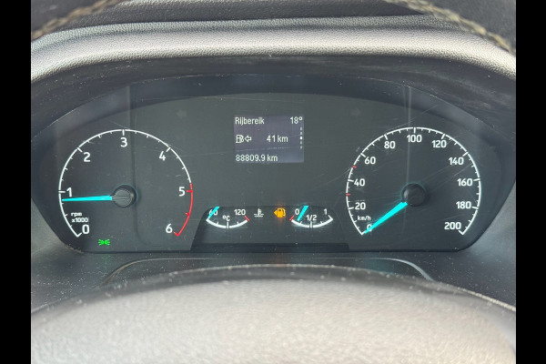 Ford Transit 350 2.0 TDCI L2H1 DC Trend 4WD | Open laadbak | Bluetooth | Kunstleder | 7-pers | Cruise| Airco | Radio | AWD 4×4