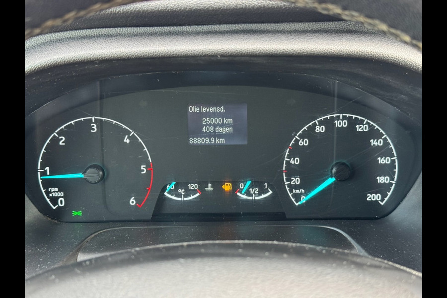 Ford Transit 350 2.0 TDCI L2H1 DC Trend 4WD | Open laadbak | Bluetooth | Kunstleder | 7-pers | Cruise| Airco | Radio | AWD 4×4