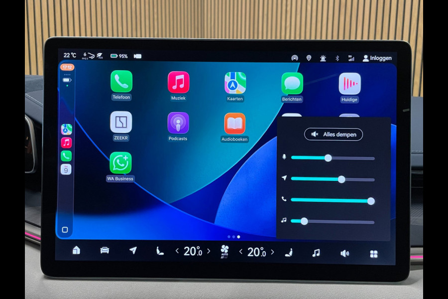 ZEEKR 001 AWD Privilege 100 kWh|FULL OPTION|PANO|MASSAGE|YAMAHA AUDIO|STOELVERW+VENT|360+3D+V+A-CAMERA|22''LMV|NAP|NL-AUTO|1e EIG|