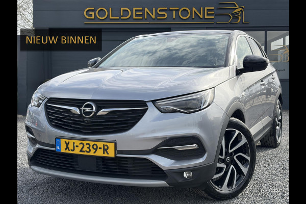 Opel Grandland X 1.2 Turbo Ultimate 1e Eigenaar,360° Camera,Pano,Navi,Stoelverw,Keyless,Rijstrooksensor,BSD,131pk,6 Bak,N.A.P,Pdc V+A,Lm velgen,Halfleder,Dealer Onderhouden,Net beurt gehad,Apk tot 01-2027