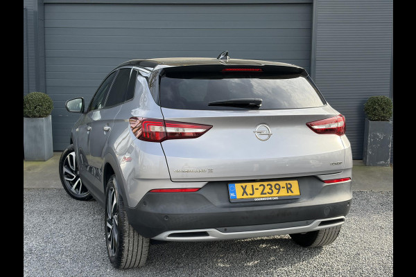 Opel Grandland X 1.2 Turbo Ultimate 1e Eigenaar,360° Camera,Pano,Navi,Stoelverw,Keyless,Rijstrooksensor,BSD,131pk,6 Bak,N.A.P,Pdc V+A,Lm velgen,Halfleder,Dealer Onderhouden,Net beurt gehad,Apk tot 01-2027