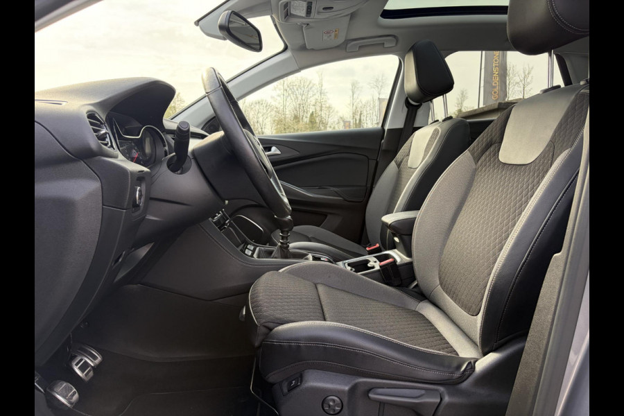 Opel Grandland X 1.2 Turbo Ultimate 1e Eigenaar,360° Camera,Pano,Navi,Stoelverw,Keyless,Rijstrooksensor,BSD,131pk,6 Bak,N.A.P,Pdc V+A,Lm velgen,Halfleder,Dealer Onderhouden,Net beurt gehad,Apk tot 01-2027