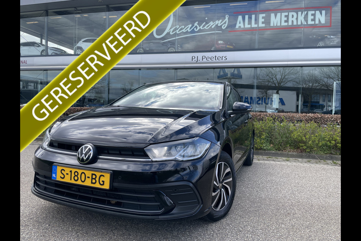 Volkswagen Polo 1.0 TSI Life Airco - Apple carplay - Navigatie - Parkeersensoren - Bluetooth - Cruise control - Led verlichting - Licht metalen velgen 15 inch - Radio - Start/stop systeem - Stuur leder - Stuur multfunctioneel