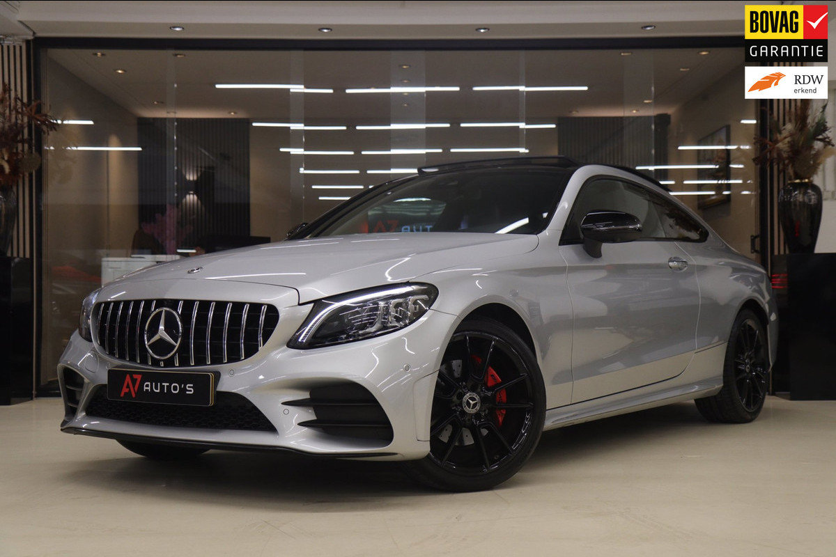 Mercedes-Benz C-Klasse Coupé 180 AMG-LINE NAP Pano/Burm/Carplay/Stoelver/Sfeer/360Cam/Vol