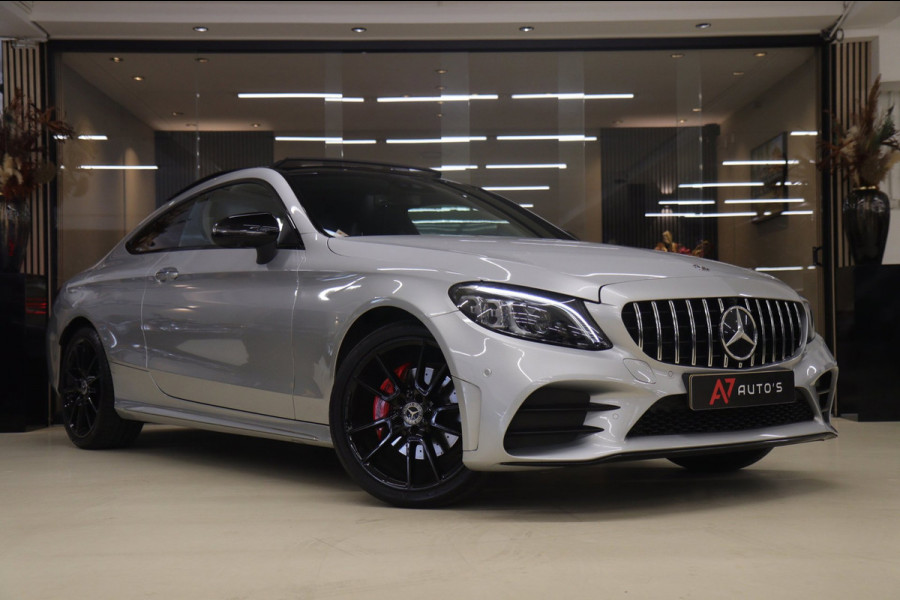 Mercedes-Benz C-Klasse Coupé 180 AMG-LINE NAP Pano/Burm/Carplay/Stoelver/Sfeer/360Cam/Vol