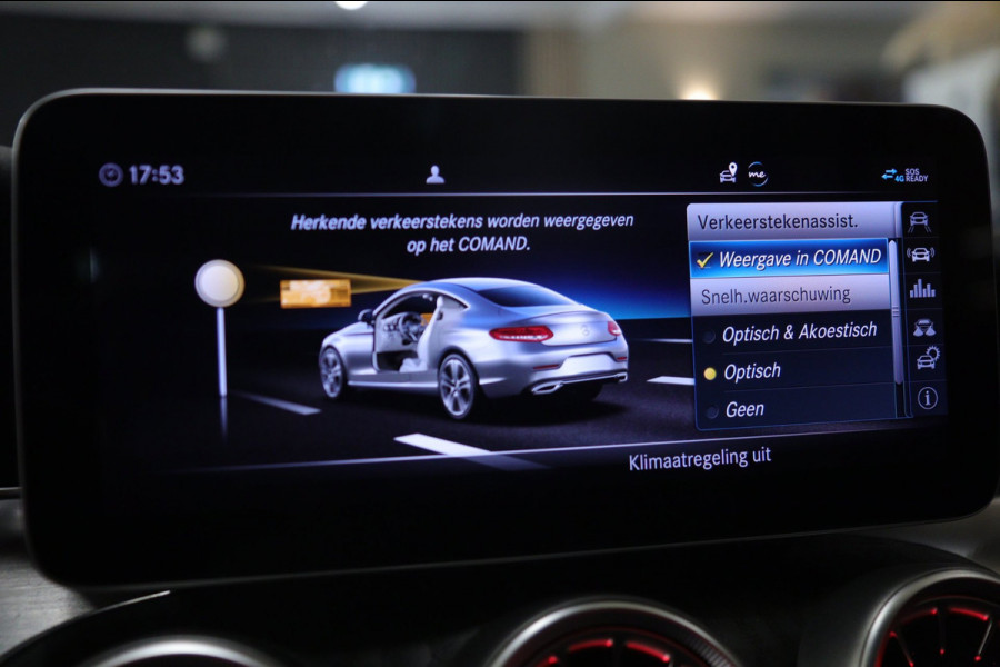 Mercedes-Benz C-Klasse Coupé 180 AMG-LINE NAP Pano/Burm/Carplay/Stoelver/Sfeer/360Cam/Vol