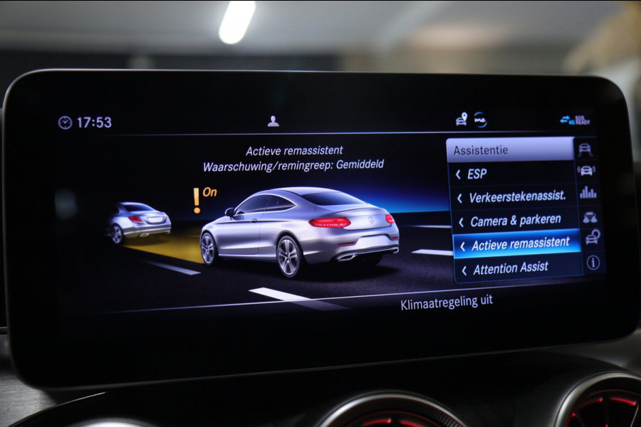 Mercedes-Benz C-Klasse Coupé 180 AMG-LINE NAP Pano/Burm/Carplay/Stoelver/Sfeer/360Cam/Vol