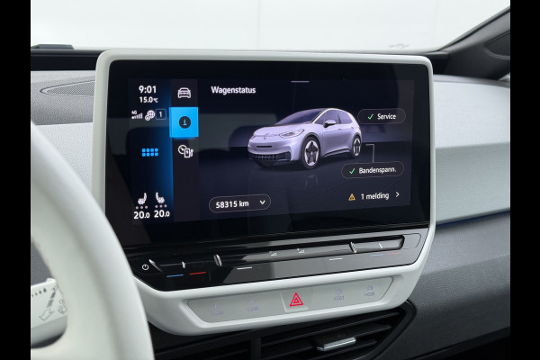 Volkswagen ID.3 First Plus 62kWh Navi-Pro Camera Matrix-Led/Dynamisch Adap.Cruise 19" Apple Carplay Android SOH 92% Ecc Pdc Stoel+Stuurverwarming Lmv Keyless advanced Zwarte-Hemel Wifi DAB Regen-Lichtsensor Isofix Zeer complete 1st Plus!