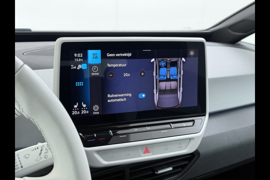 Volkswagen ID.3 First Plus 62kWh Navi-Pro Camera Matrix-Led/Dynamisch Adap.Cruise 19" Apple Carplay Android SOH 92% Ecc Pdc Stoel+Stuurverwarming Lmv Keyless advanced Zwarte-Hemel Wifi DAB Regen-Lichtsensor Isofix Zeer complete 1st Plus!