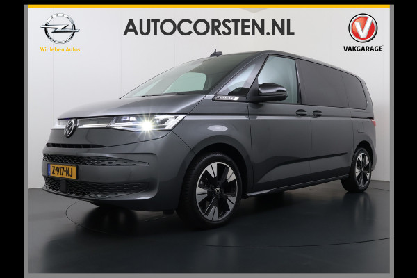Volkswagen Multivan Bulli 218PK eHybrid AUT-6 Pano-Dak Navi 3-Zone Ecc Cruise Control Camera Trekhaak Apple Carplay Android Pdc Stoelverwarming Life 2+2+2 Premium Zitopstelling Keyless Lmv 19" Easy Open Pack Privacy Glas Elek.Achterklep Led Origineel Nederlandse Bus Dealeronderhouden 1.600kg trekvermogen