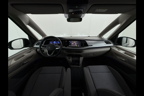 Volkswagen Multivan Bulli 218PK eHybrid AUT-6 Pano-Dak Navi 3-Zone Ecc Cruise Control Camera Trekhaak Apple Carplay Android Pdc Stoelverwarming Life 2+2+2 Premium Zitopstelling Keyless Lmv 19" Easy Open Pack Privacy Glas Elek.Achterklep Led Origineel Nederlandse Bus Dealeronderhouden 1.600kg trekvermogen