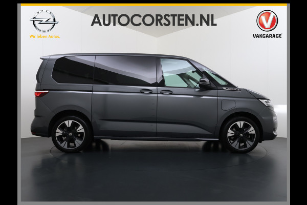 Volkswagen Multivan Bulli 218PK eHybrid AUT-6 Pano-Dak Navi 3-Zone Ecc Cruise Control Camera Trekhaak Apple Carplay Android Pdc Stoelverwarming Life 2+2+2 Premium Zitopstelling Keyless Lmv 19" Easy Open Pack Privacy Glas Elek.Achterklep Led Origineel Nederlandse Bus Dealeronderhouden 1.600kg trekvermogen