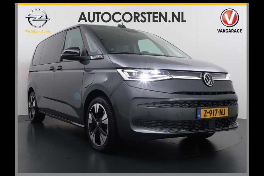Volkswagen Multivan Bulli 218PK eHybrid AUT-6 Pano-Dak Navi 3-Zone Ecc Cruise Control Camera Trekhaak Apple Carplay Android Pdc Stoelverwarming Life 2+2+2 Premium Zitopstelling Keyless Lmv 19" Easy Open Pack Privacy Glas Elek.Achterklep Led Origineel Nederlandse Bus Dealeronderhouden 1.600kg trekvermogen