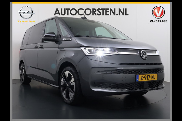 Volkswagen Multivan Bulli 218PK eHybrid AUT-6 Pano-Dak Navi 3-Zone Ecc Cruise Control Camera Trekhaak Apple Carplay Android Pdc Stoelverwarming Life 2+2+2 Premium Zitopstelling Keyless Lmv 19" Easy Open Pack Privacy Glas Elek.Achterklep Led Origineel Nederlandse Bus Dealeronderhouden 1.600kg trekvermogen
