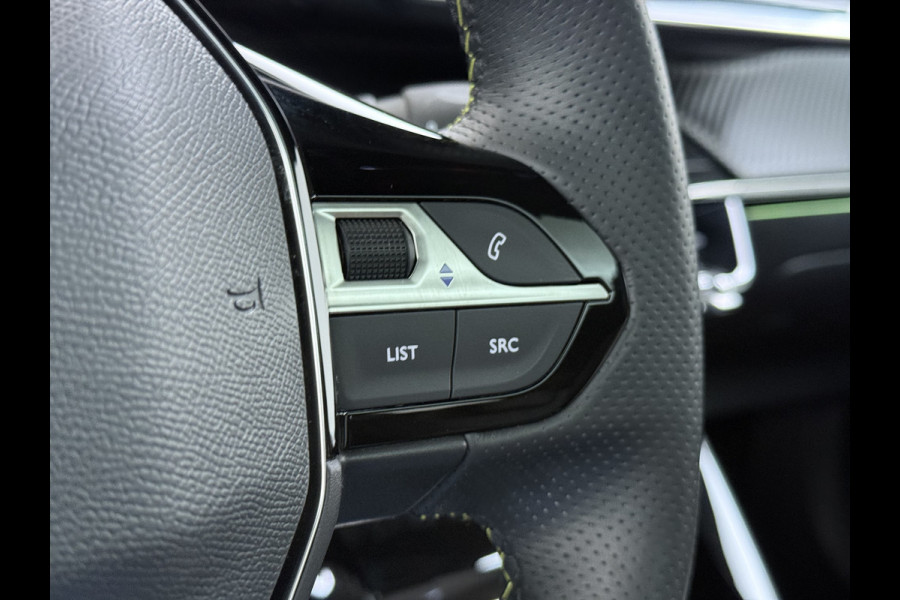 Peugeot e-2008 EV GT 50kWh Pano-Dak 360°Camera 3-fase 18" 1/2 Leer/Alcantara Adaptive-Cruise 3D-Navi ParkAssist PDC-a+v Ecc Stoelverwarming App SOH 91% Keyless Led LmvPrivacy Glas BlindSpot Assist Lane Assist Isofix DAB+ Regen-Lichtsensor Dealeronderhouden € 40.000 nieuw!