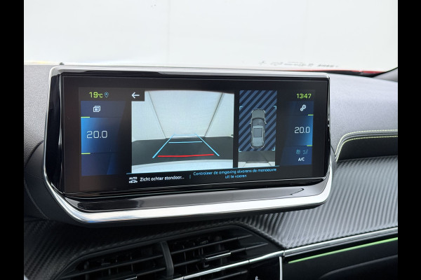 Peugeot e-2008 EV GT 50kWh Pano-Dak 360°Camera 3-fase 18" 1/2 Leer/Alcantara Adaptive-Cruise 3D-Navi ParkAssist PDC-a+v Ecc Stoelverwarming App SOH 91% Keyless Led LmvPrivacy Glas BlindSpot Assist Lane Assist Isofix DAB+ Regen-Lichtsensor Dealeronderhouden € 40.000 nieuw!