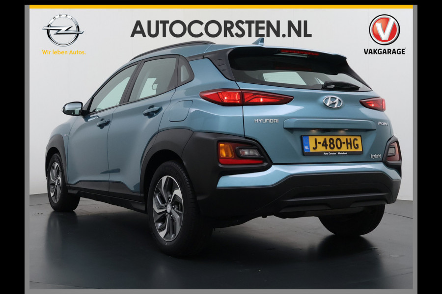 Hyundai Kona 1.6GDI 142PK HEV Hybrid Automaat Adap.Cruise Navi Ecc Camera Krell®-Audio Apple Carplay Android Auto Comfort Lane Assist VESS Led Lmv Isofix Bluetooth DAB FCA 1e Eigenaar Origineel Nederlandse Auto