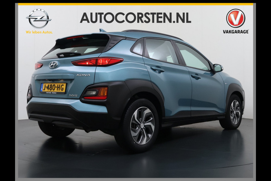 Hyundai Kona 1.6GDI 142PK HEV Hybrid Automaat Adap.Cruise Navi Ecc Camera Krell®-Audio Apple Carplay Android Auto Comfort Lane Assist VESS Led Lmv Isofix Bluetooth DAB FCA 1e Eigenaar Origineel Nederlandse Auto