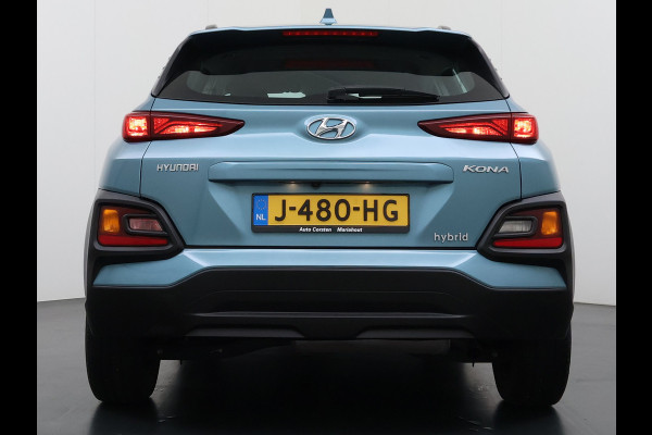 Hyundai Kona 1.6GDI 142PK HEV Hybrid Automaat Adap.Cruise Navi Ecc Camera Krell®-Audio Apple Carplay Android Auto Comfort Lane Assist VESS Led Lmv Isofix Bluetooth DAB FCA 1e Eigenaar Origineel Nederlandse Auto