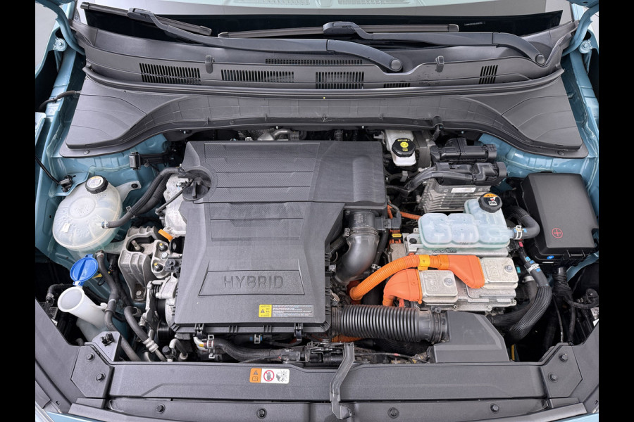 Hyundai Kona 1.6GDI 142PK HEV Hybrid Automaat Adap.Cruise Navi Ecc Camera Krell®-Audio Apple Carplay Android Auto Comfort Lane Assist VESS Led Lmv Isofix Bluetooth DAB FCA 1e Eigenaar Origineel Nederlandse Auto