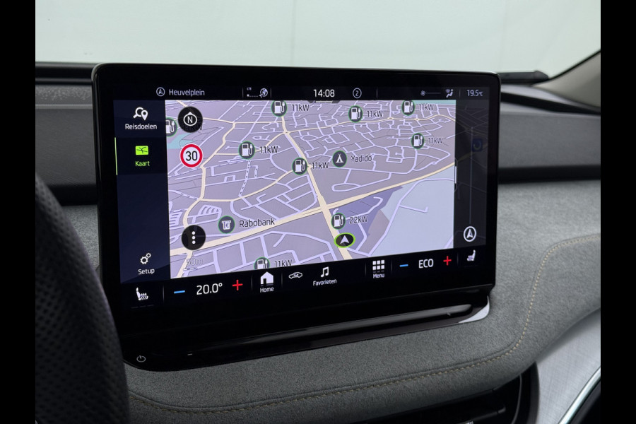 Škoda ENYAQ iV 80 Sport Panorama-Schuifdak Soh 93% Memory Trekhaak Adap.Cruise 360°Camera Navi Ecc Apple Carplay Android Auto Pdc Lmv 21" Privacy Glas Led DAB Stuur+Stoel+A.Bankverwarming Lane Assist Keyless 1.000kg Trekvermogen 1e Eigenaar Origineel Nederlandse Auto Dealeronderhouden Nieuwprijs €59.457,-