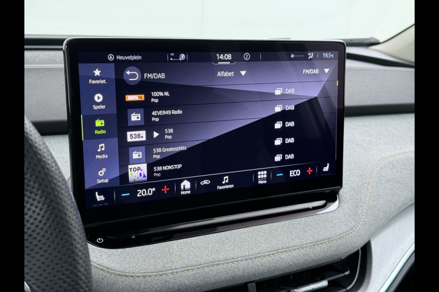 Škoda ENYAQ iV 80 Sport Panorama-Schuifdak Soh 93% Memory Trekhaak Adap.Cruise 360°Camera Navi Ecc Apple Carplay Android Auto Pdc Lmv 21" Privacy Glas Led DAB Stuur+Stoel+A.Bankverwarming Lane Assist Keyless 1.000kg Trekvermogen 1e Eigenaar Origineel Nederlandse Auto Dealeronderhouden Nieuwprijs €59.457,-