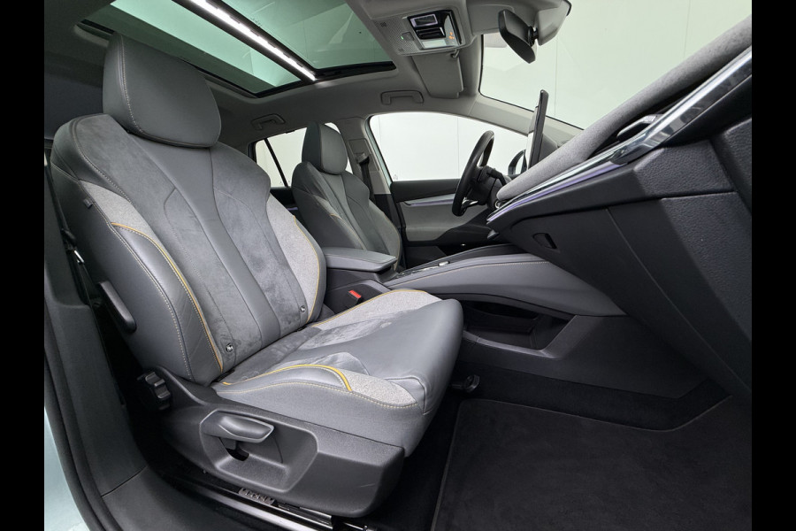 Škoda ENYAQ iV 80 Sport Panorama-Schuifdak Soh 93% Memory Trekhaak Adap.Cruise 360°Camera Navi Ecc Apple Carplay Android Auto Pdc Lmv 21" Privacy Glas Led DAB Stuur+Stoel+A.Bankverwarming Lane Assist Keyless 1.000kg Trekvermogen 1e Eigenaar Origineel Nederlandse Auto Dealeronderhouden Nieuwprijs €59.457,-