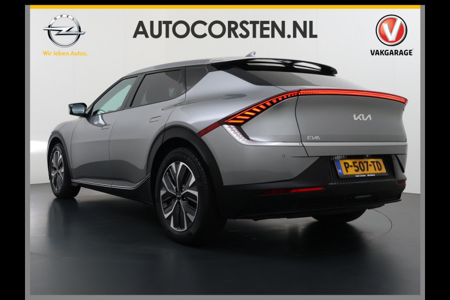 Kia Ev6 Air 58kWh SOH 100% Adap.Cruise Navi Ecc Camera Stoel+Stuurverwarming Apple Carplay Android Auto Pdc Dodehoekdetectie File assistent Lmv 19" Privacy Glas Led DAB Bluetooth 1e Eigenaar Dealeronderhouden Origineel Nederlandse Kia
