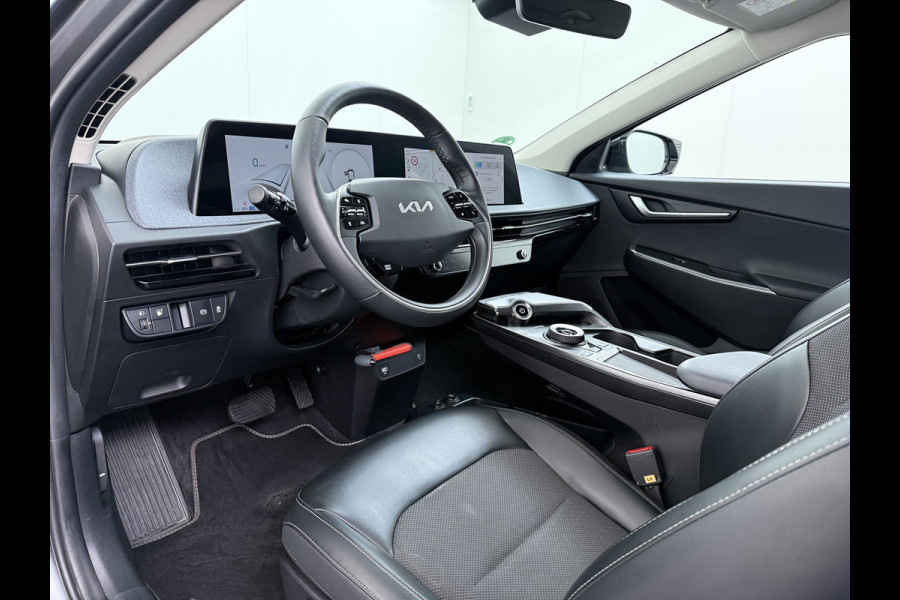 Kia Ev6 Air 58kWh SOH 100% Adap.Cruise Navi Ecc Camera Stoel+Stuurverwarming Apple Carplay Android Auto Pdc Dodehoekdetectie File assistent Lmv 19" Privacy Glas Led DAB Bluetooth 1e Eigenaar Dealeronderhouden Origineel Nederlandse Kia