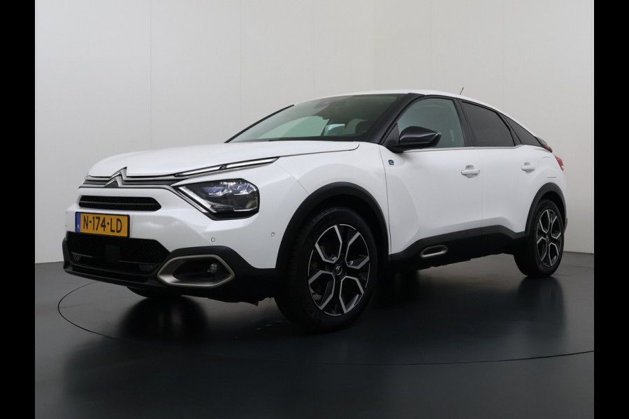 Citroën Ë-C4 50kWh SOH 91% Head-Up Display Adap.Cruise Verwarmd Stuur 360°Camera Navi Ecc Apple Carplay Android Auto Shine Lmv Led Privacy Glas Isofix DAB Bluetooth Lane Assist Regen-Lichtsensor