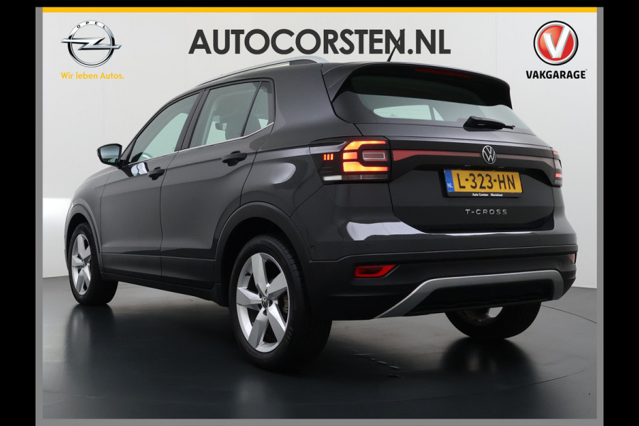 Volkswagen T-Cross 1.0TSI 111PK Automaat Executive-Pack Navi Ecc Adap.Cruise Control Apple Carplay Android Auto Pdc Style Dodehoek detectie Lmv Led Isofix DAB Bluetooth Licht-Regensensor App-Connect 1e Eigenaar Origineel Nederlandse Auto
