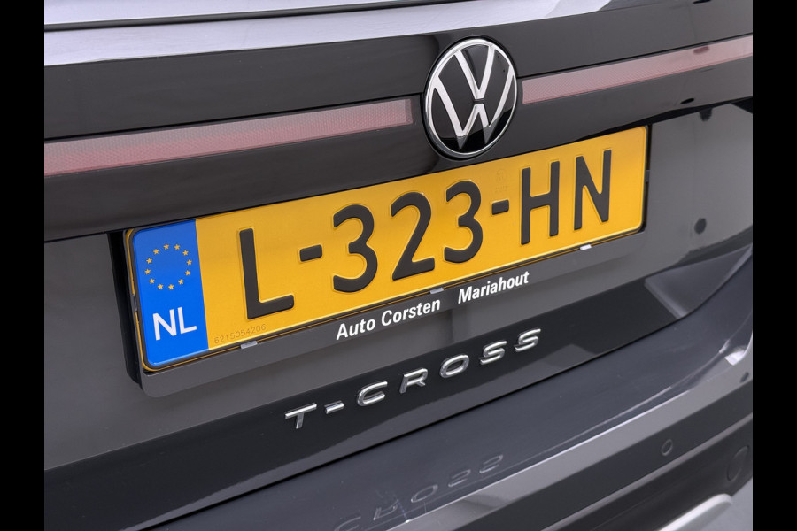 Volkswagen T-Cross 1.0TSI 111PK Automaat Executive-Pack Navi Ecc Adap.Cruise Control Apple Carplay Android Auto Pdc Style Dodehoek detectie Lmv Led Isofix DAB Bluetooth Licht-Regensensor App-Connect 1e Eigenaar Origineel Nederlandse Auto