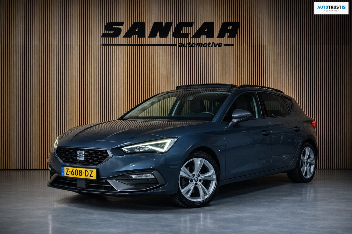 Seat Leon 1.4 TSI eHybrid PHEV FR PANO|AMBIENT|MATRIX KOPLAMPEN|STOEL + STUUR VERWARMING| 17 INCH LMV