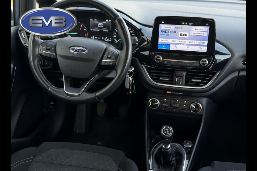 Ford Fiesta 1.1 ACTIVE SPORT,stoelverwarming, adaptief cruise controle, parkeersensoren voor en achter, luxe uitvoering