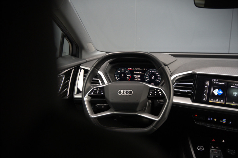 Audi Q4 e-tron 35 Launch edition Advanced 55 kWh | Stoelverwarming | Cruise Control | Navigatie | Apple Carplay | Keyless | Parkeersensoren | RS Seats | Matrix LED | BTW | NAP