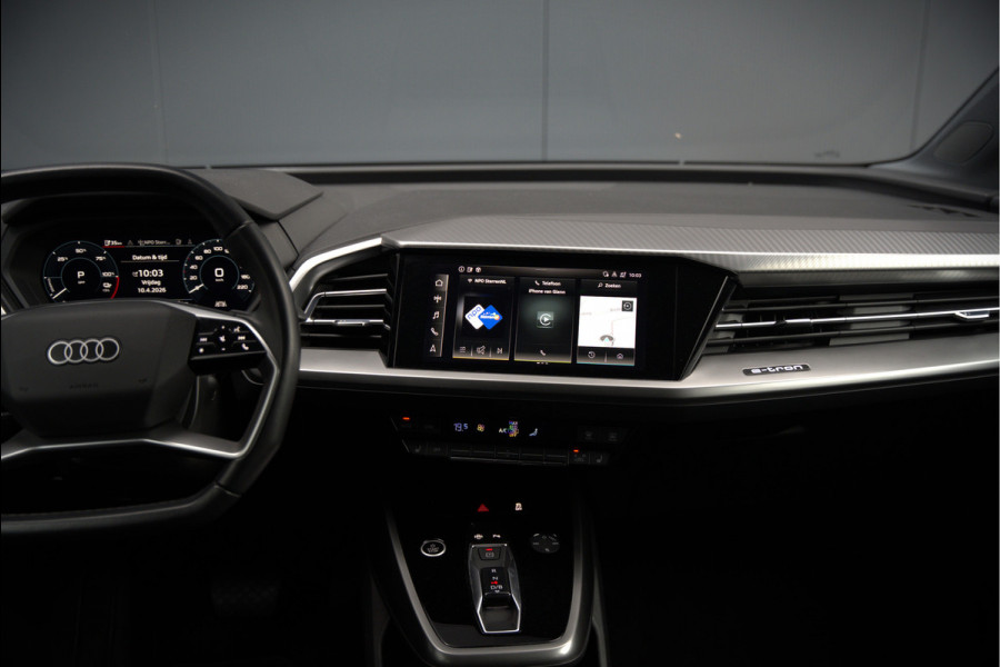 Audi Q4 e-tron 35 Launch edition Advanced 55 kWh | Stoelverwarming | Cruise Control | Navigatie | Apple Carplay | Keyless | Parkeersensoren | RS Seats | Matrix LED | BTW | NAP