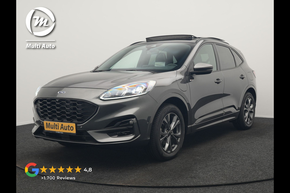 Ford Kuga 2.5 ST-Line X PHEV 225pk Dealer O.H. | Trekhaak Af Fabriek | Panodak | Adaptive Cruise | Head Up | 360 Camera | Bang & Olufsen | Alcantara Sportstoelen & Stuur Verwarmd | Keyless | Blis | Navigatie | DAB | Plug In Hybrid |