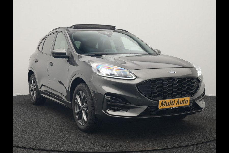 Ford Kuga 2.5 ST-Line X PHEV 225pk Dealer O.H. | Trekhaak Af Fabriek | Panodak | Adaptive Cruise | Head Up | 360 Camera | Bang & Olufsen | Alcantara Sportstoelen & Stuur Verwarmd | Keyless | Blis | Navigatie | DAB | Plug In Hybrid |