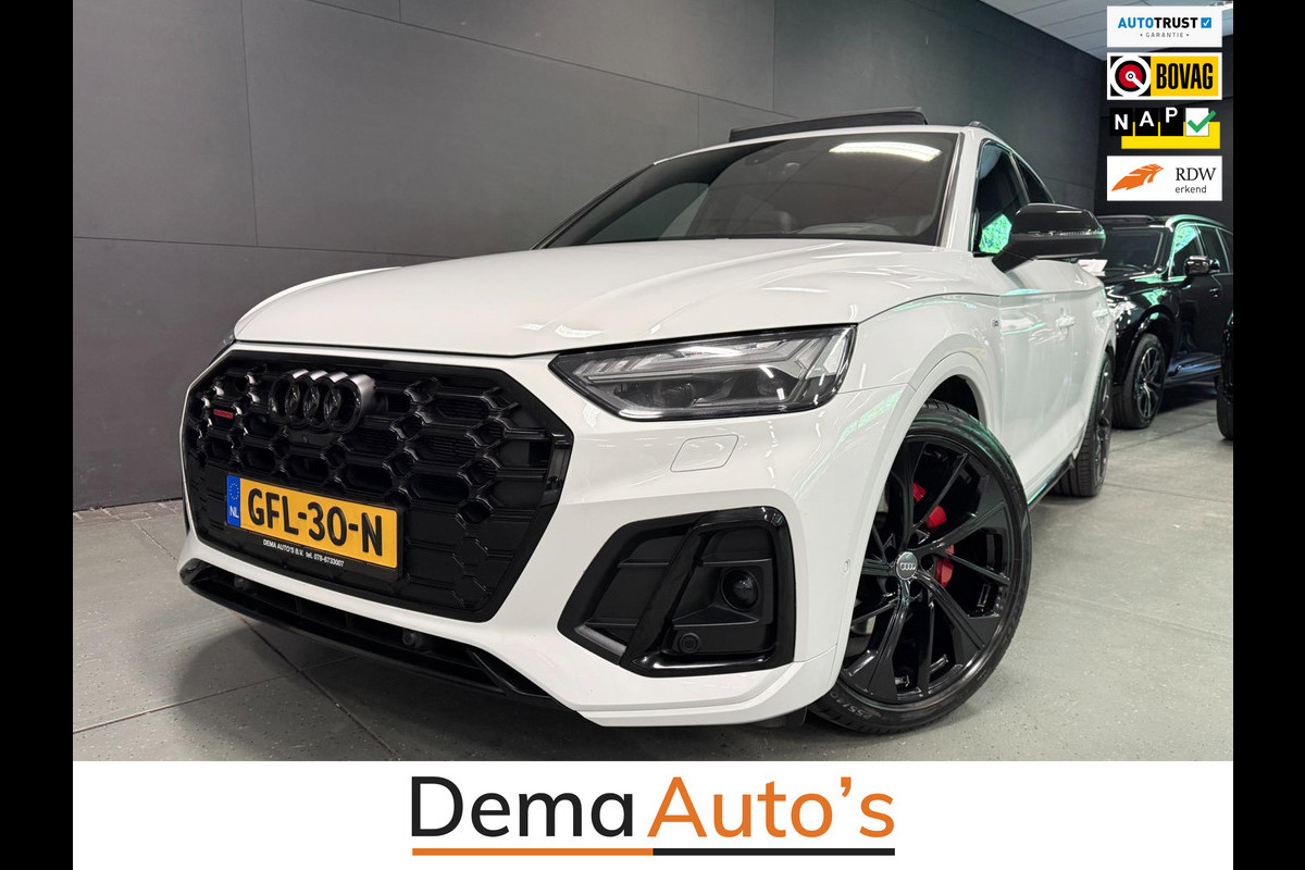 Audi Q5 55 TFSI e SQ5 367PK 3X S-LINE 21'' SOH-TEST/BLACK-LINE PANO/B&O/H-UP/LUCHTVERING/MASSAGE STOELEN/FULL-OPTION!!!