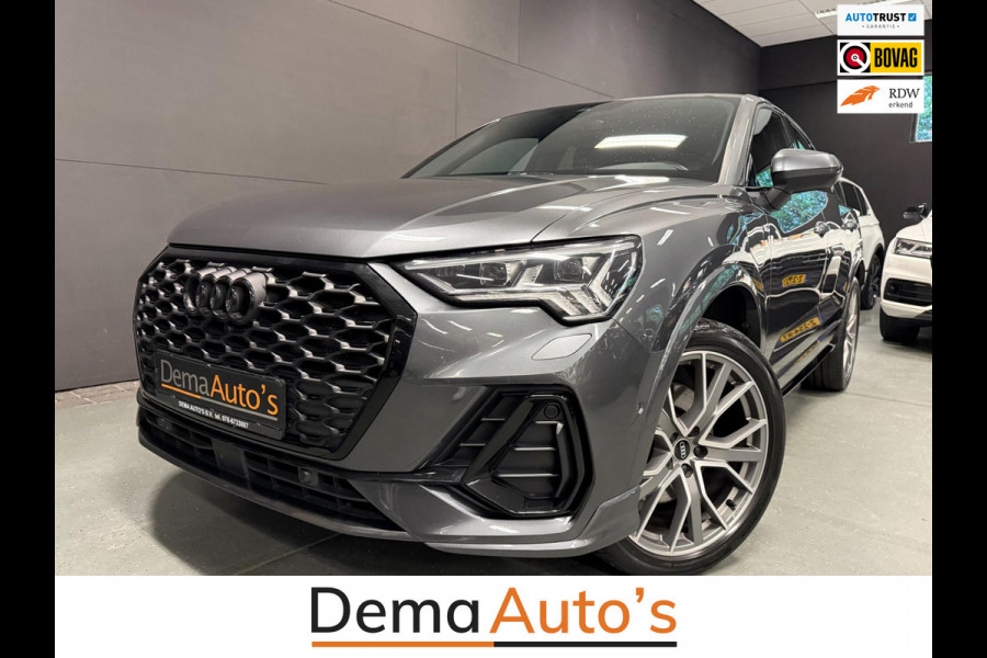Audi Q3 Sportback 45 TFSI e 3XS-LINE 20'' SOH-TEST/BLACK-LINE/SFEERVERL/NAVI/DAB/CARPLAY/V-COCKPIT/CAM/KEY-LESS///