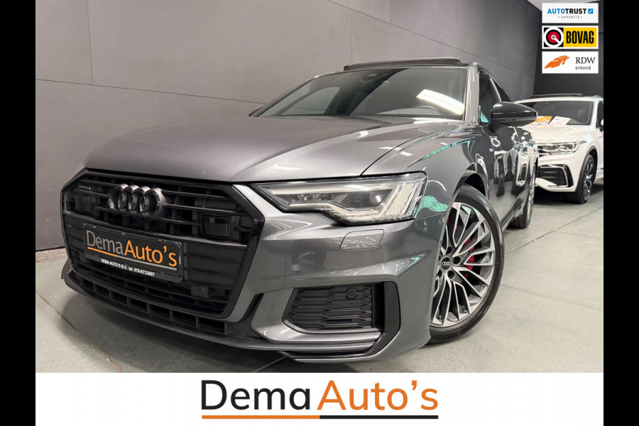 Audi A6 Avant 55 TFSI e-quattro 3X S-LINE BLACK-LINE SOH-TEST/PANO/B&O/SFEERVERL/M-STOELEN/NAVI/DAB/CARPLAY///