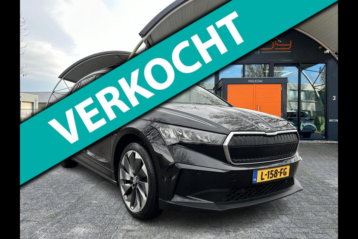 Škoda ENYAQ iV 60 92% SOH LEER PANORAMA TREKHAAK RIJKLAARPRIJS!