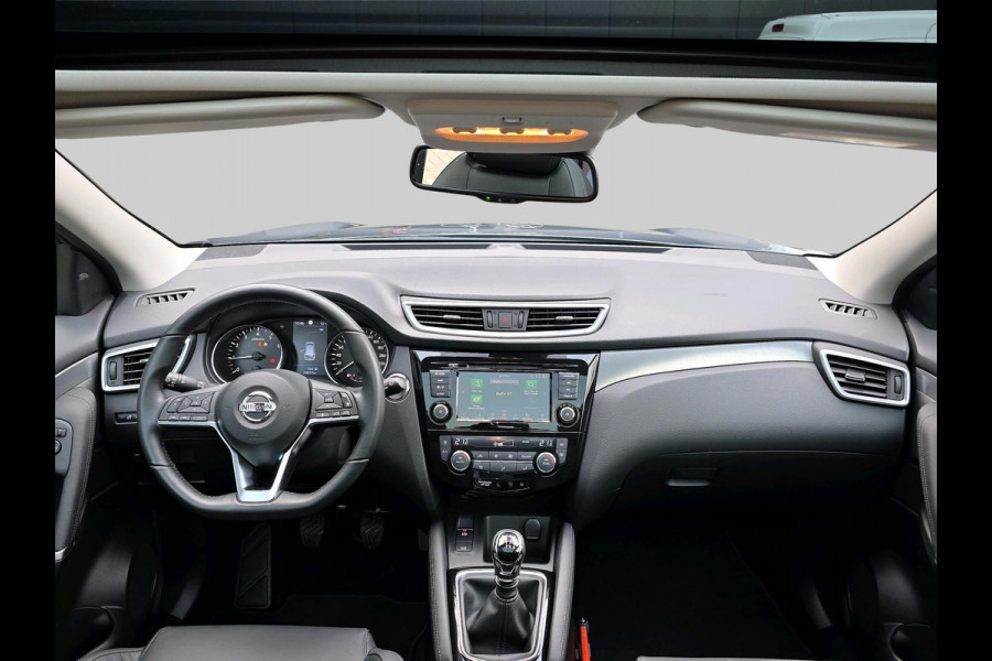 Nissan QASHQAI 1.3 DIG-T Tekna | Halfleder | 360 Camera | Stoelverwarming | Adaptive Cruisecontrol | Navigatie | Glasdak |