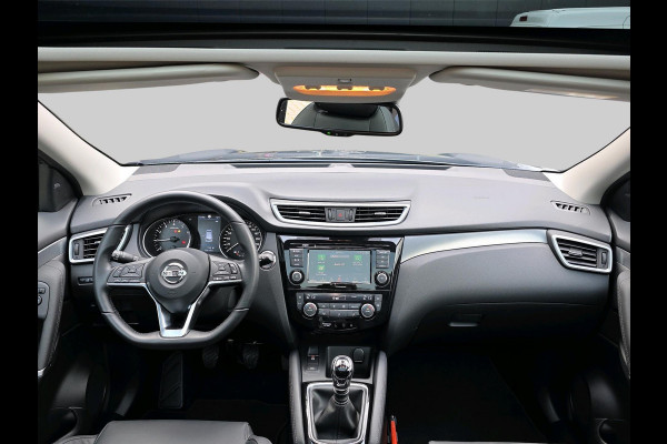 Nissan QASHQAI 1.3 DIG-T Tekna | Halfleder | 360 Camera | Stoelverwarming | Adaptive Cruisecontrol | Navigatie | Glasdak |