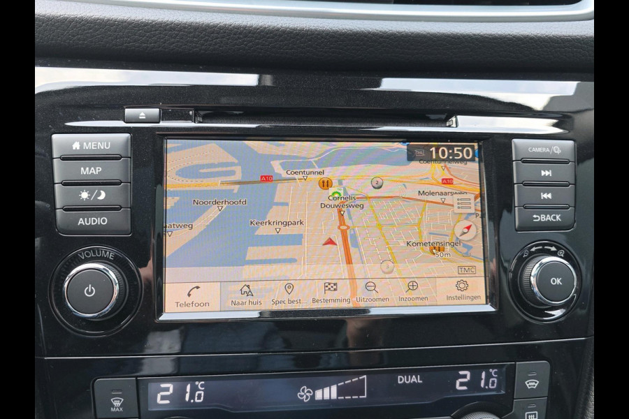 Nissan QASHQAI 1.3 DIG-T Tekna | Halfleder | 360 Camera | Stoelverwarming | Adaptive Cruisecontrol | Navigatie | Glasdak |