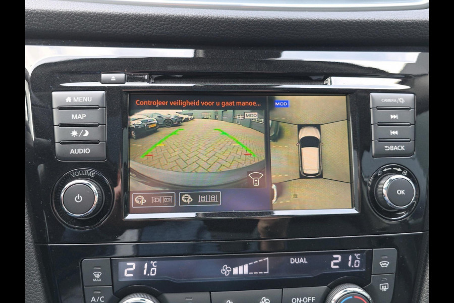 Nissan QASHQAI 1.3 DIG-T Tekna | Halfleder | 360 Camera | Stoelverwarming | Adaptive Cruisecontrol | Navigatie | Glasdak |