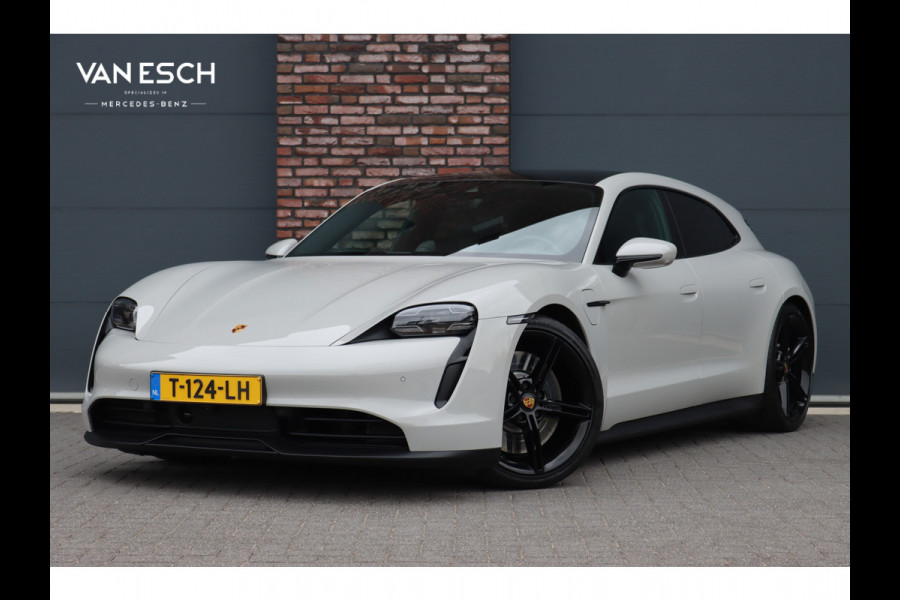 Porsche Taycan Sport Turismo 79 kWh | Achterasbesturing | Luchtvering | Sport-Chrono | ACC | Panoramadak | 18-wegs | BOSE |  Memory | Surround Camera | Verwarmd Stuurwiel |