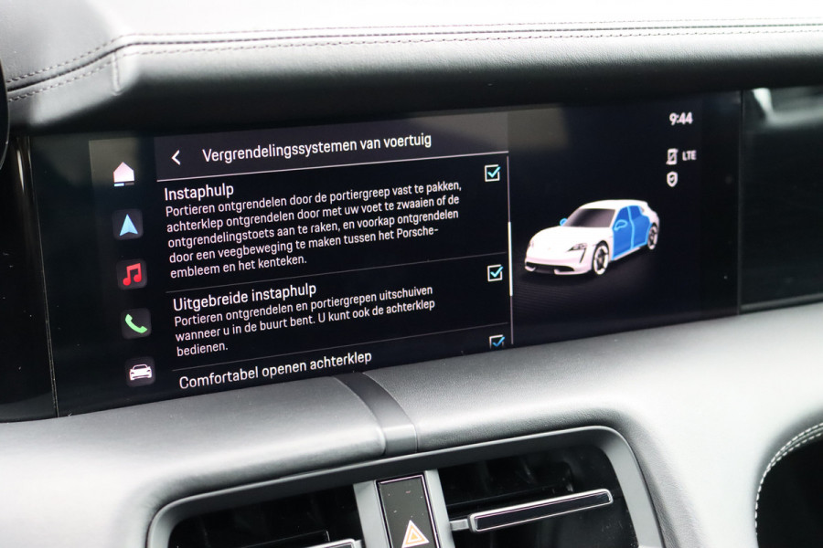 Porsche Taycan Sport Turismo 79 kWh | Achterasbesturing | Luchtvering | Sport-Chrono | ACC | Panoramadak | 18-wegs | BOSE |  Memory | Surround Camera | Verwarmd Stuurwiel |